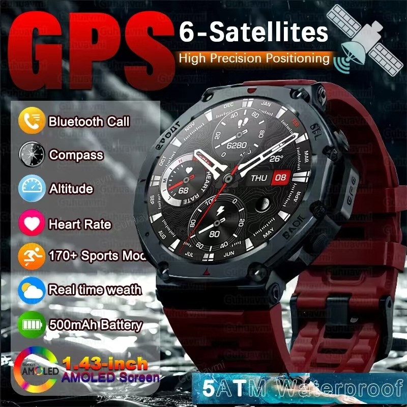 Smartwatch Face - นอร์ธ เอดจ์ ทีเร็กซ์ อัลตร้า จีพีเอสสมาร์ทวอทช์ 5