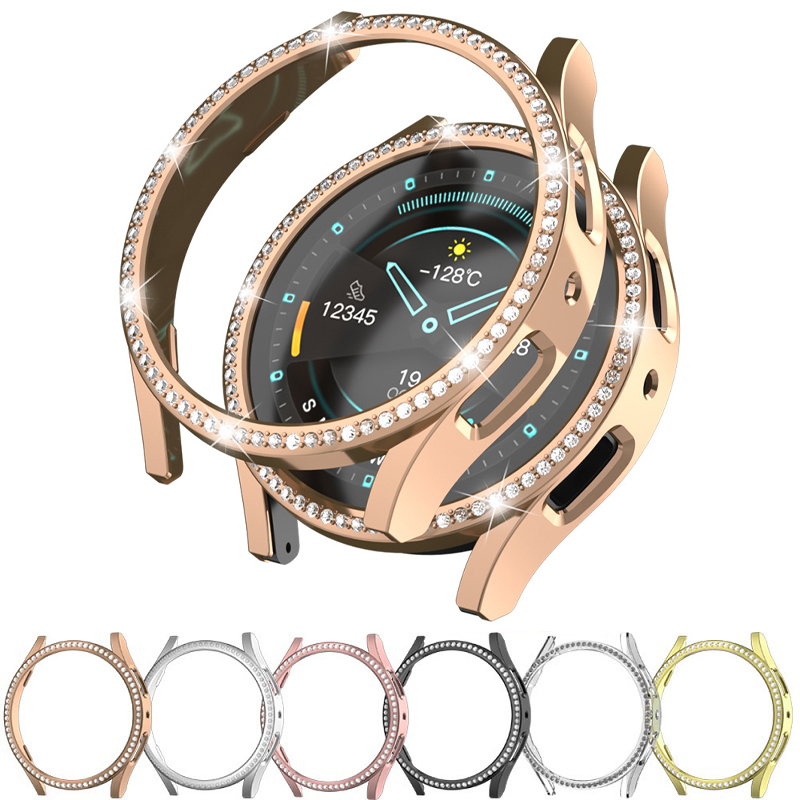 Accessories For Galaxy Watch 5 - เคสนาฬิกาแบบมีประกายเพชรสำหรับซัมซุงกาแล็กซี่วอทช์ 7 6 5 4 40