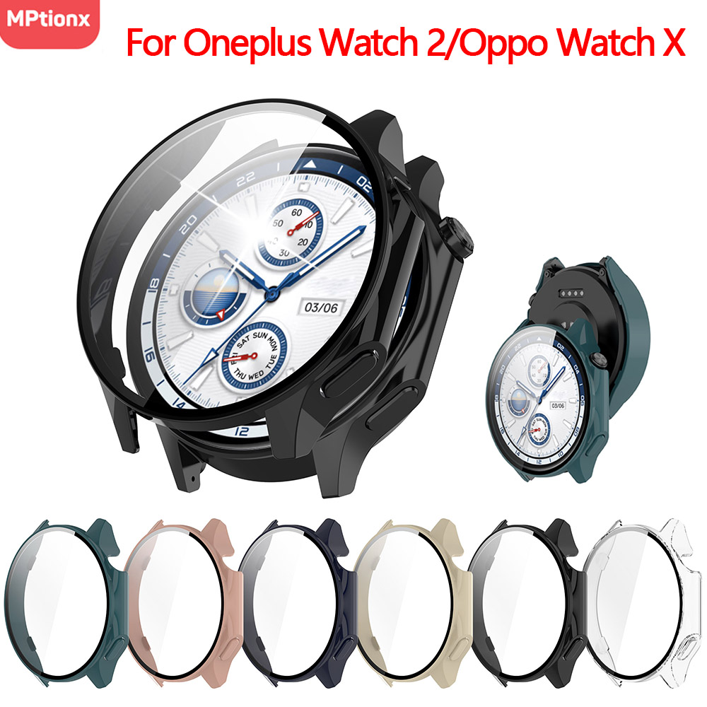 Garmin Smartwatch Accessories - เคสพีซี + แก้วสําหรับ OnePlus Watch 2