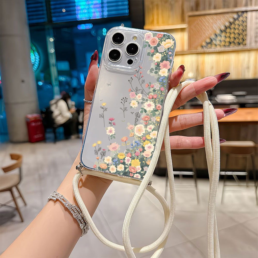 Apple Iphone 15 - เคสโทรศัพท์แบบสายคล้องคอสำหรับ iPhone 17 16 15 14