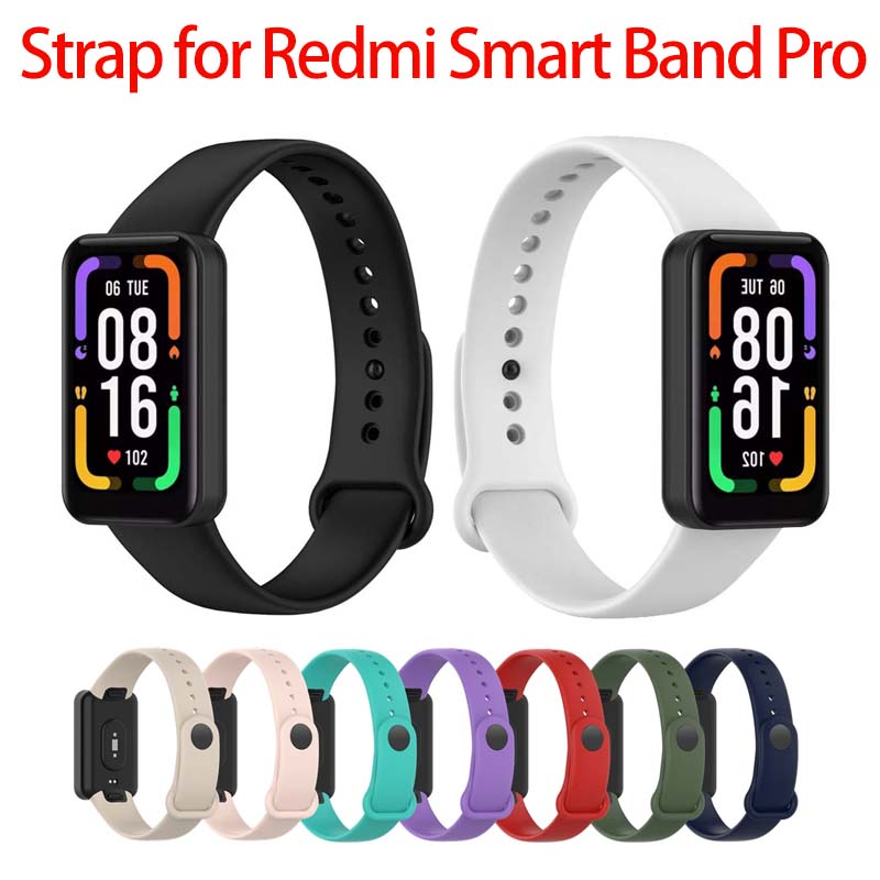 Silicone Band Replacement - สายรัดข้อมือซิลิโคนสำหรับเรดมี่ สมาร์ทแบนด์ โปรสร้อยข้อมือสายรัดข้อมือเข็มขัด