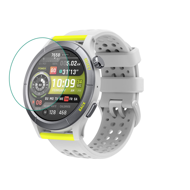 Amazfit Smartwatch Accessories - Hard Glass Smartwatch HD Clear ป้องกันฟิล์มสําหรับ
