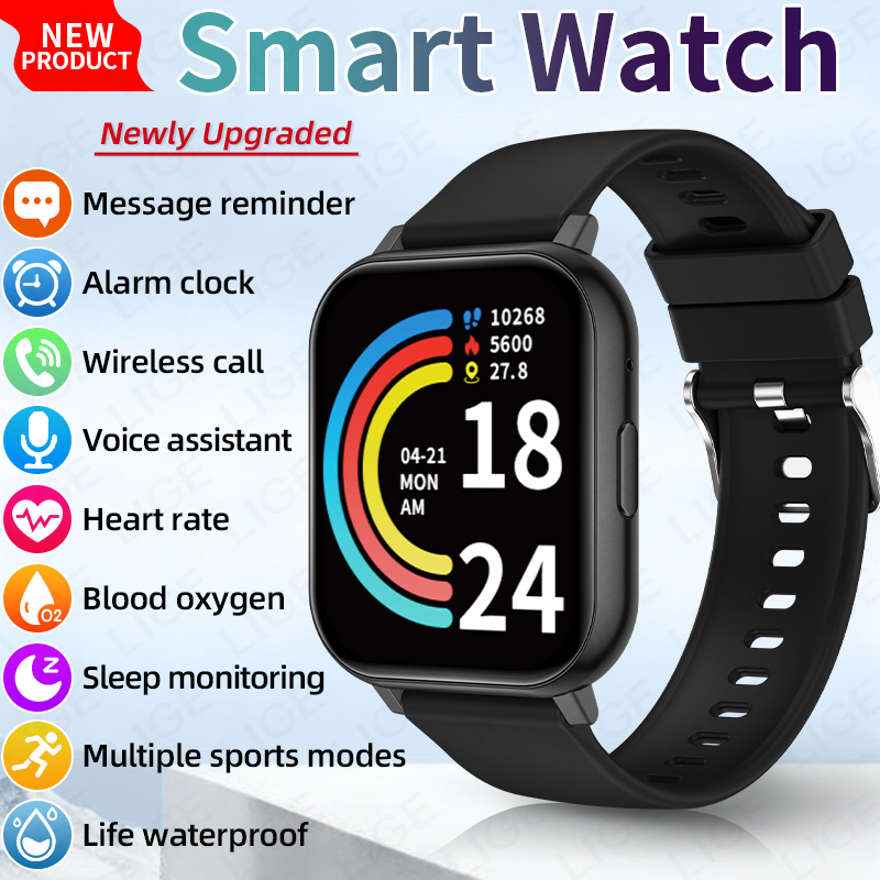 Smartwatch Face - LIGE สมาร์ทวอทช์หน้าจอ HD ขนาด 1.83 นิ้ว