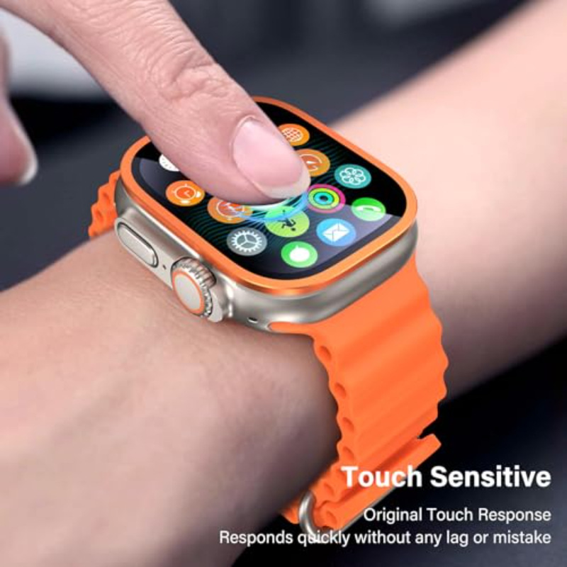 2PCS HD กระจกนิรภัยโลหะสำหรับแ - Smartwatch Case บทวิจารณ์และราคา