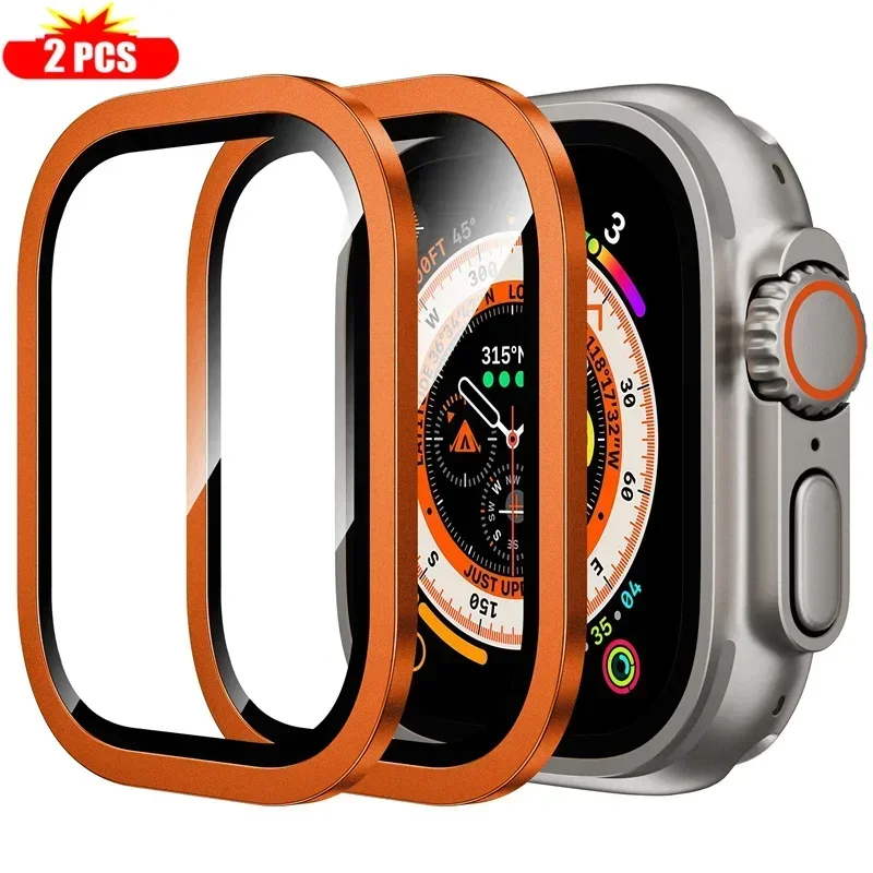 กรอบโลหะไทเทเนียม 2 ชิ้นสําหรั - Smart Watch Accessories บทวิจารณ์และราคา