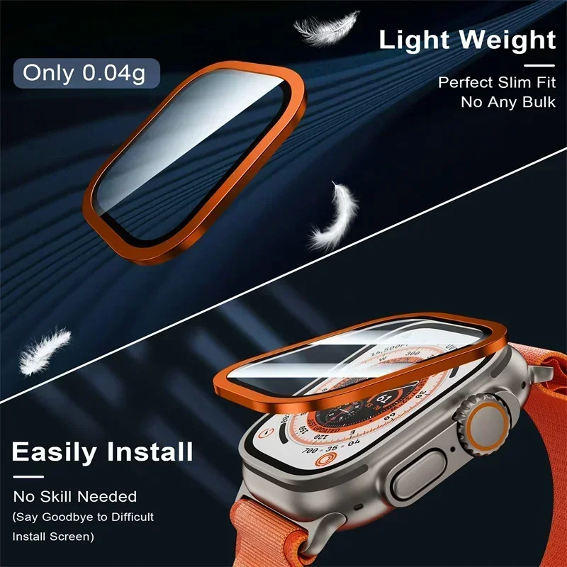 กรอบโลหะไทเทเนียม 2 ชิ้นสําหรั - Smart Watch Accessories บทวิจารณ์และราคา