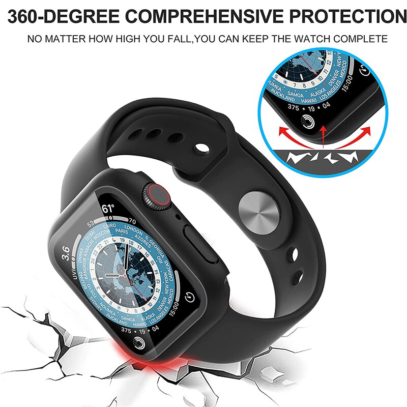 กระจก + ฝาครอบสำหรับเคสนาฬิกา  - Smartwatch Case บทวิจารณ์และราคา