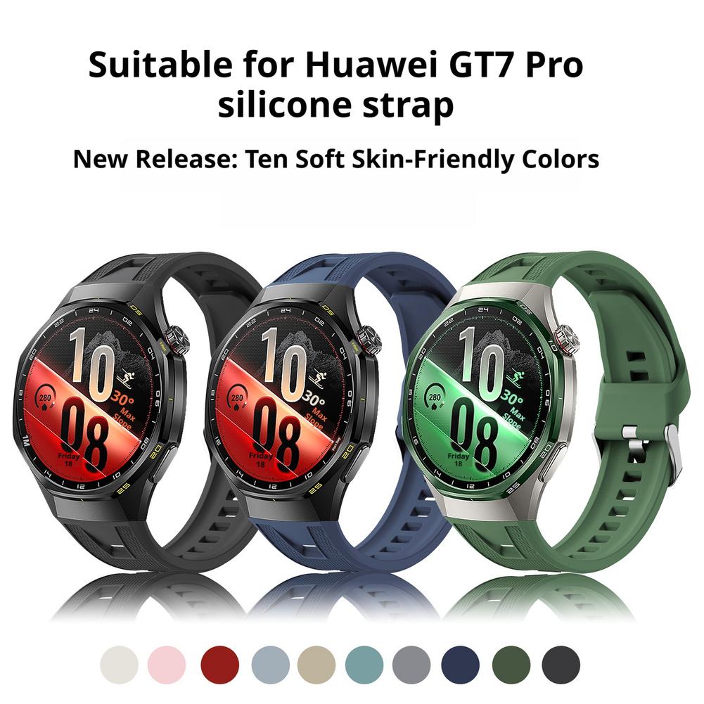 สายนาฬิกาซิลิโคนสำหรับ Huawei  - Silicone Band Replacement บทวิจารณ์และราคา