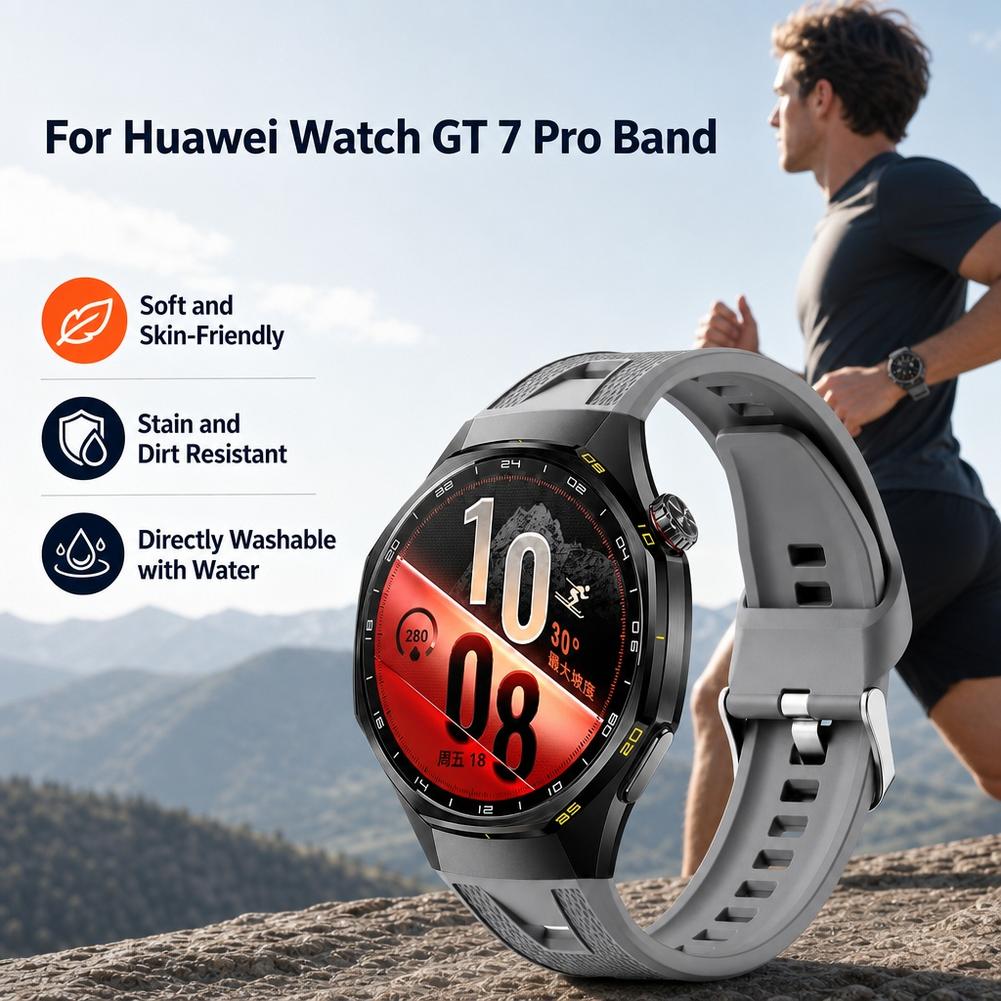 สายนาฬิกาซิลิโคนสำหรับ Huawei  - Silicone Band Replacement บทวิจารณ์และราคา