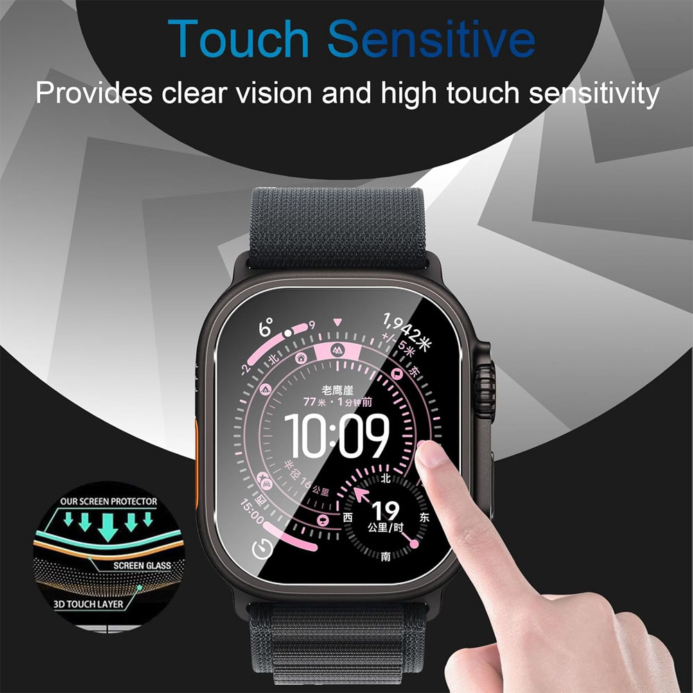 ฟิล์มกระจกนิรภัยสำหรับ Apple W - Smartwatch Case บทวิจารณ์และราคา