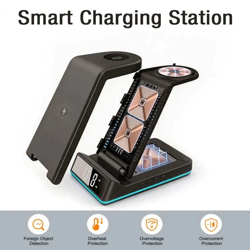 แท่นชาร์จไร้สาย 4-in-1 พร้อมนา - Watch Charger Cable บทวิจารณ์และราคา