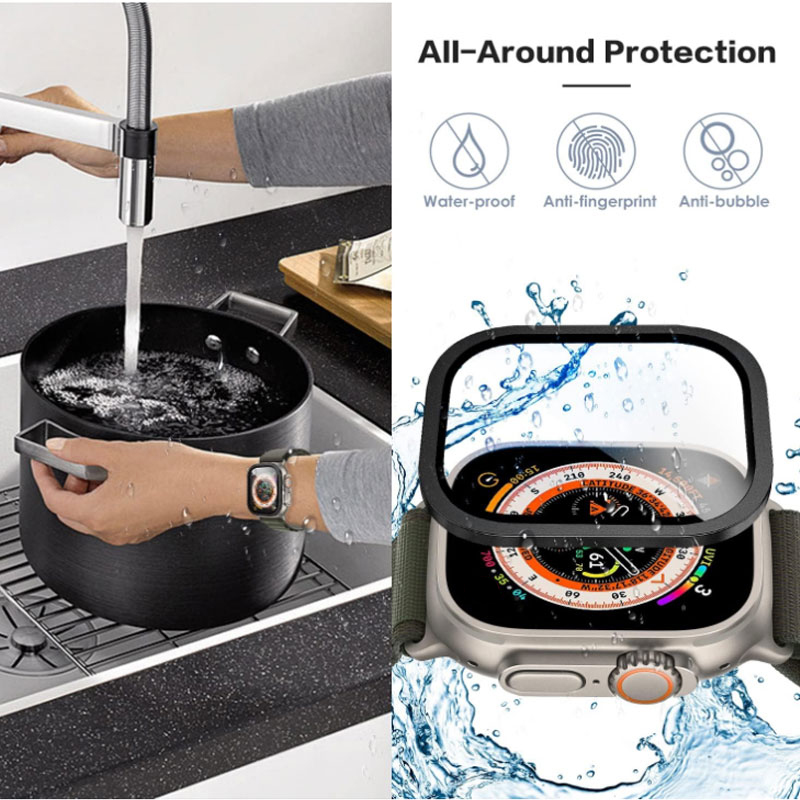 กระจกนิรภัยป้องกันหน้าจอสำหรับ - Smartwatch Case บทวิจารณ์และราคา