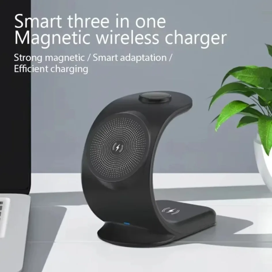 แท่นชาร์จไร้สายแม่เหล็ก 3 in 1 - Watch Charger Cable บทวิจารณ์และราคา