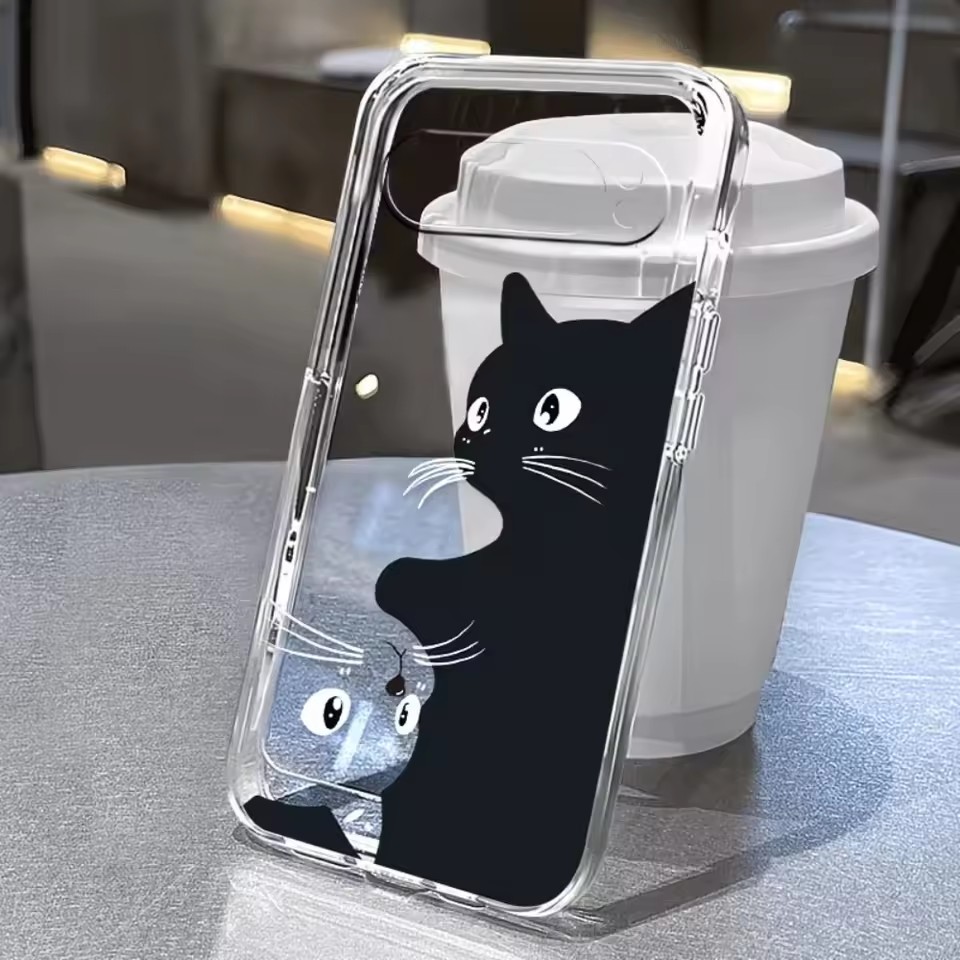 เคสใสลายการ์ตูนแมวดำสุดน่ารักส - Google Pixel 8A บทวิจารณ์และราคา