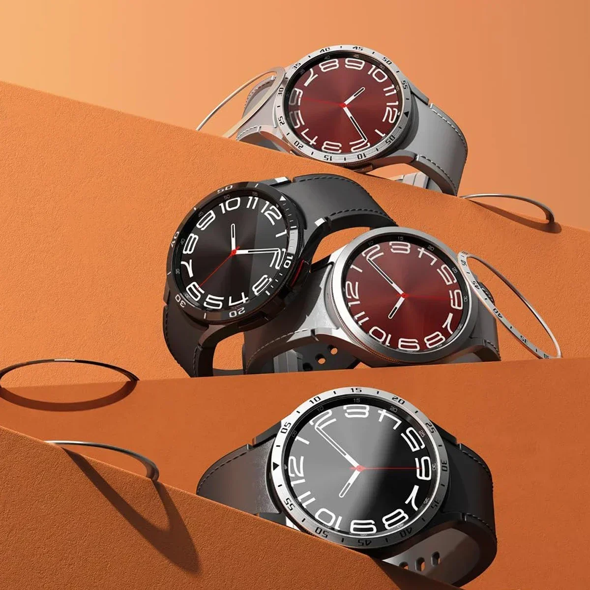 แหวนกรอบโลหะสำหรับ Samsung Gal - Accessories For Galaxy Watch 5 บทวิจารณ์และราคา
