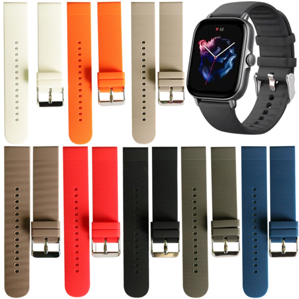 ซิลิโคนอ่อนนุ่ม 20 มม.สําหรับ  - Amazfit Smartwatch Accessories บทวิจารณ์และราคา