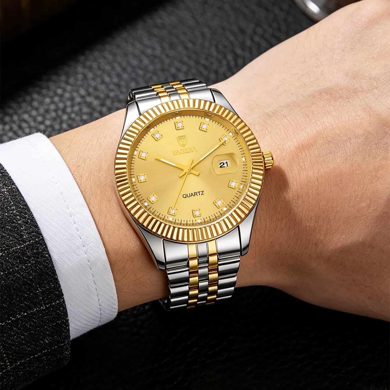 ชุดนาฬิกาควอตซ์สำหรับผู้ชายสไต - Best Smartwatch Accessories บทวิจารณ์และราคา