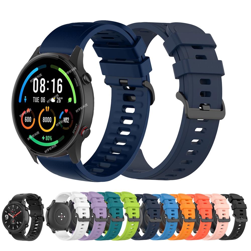 สายนาฬิกาข้อมือซิลิโคนขนาด 22  - Xiaomi Smartwatch S3 Accessories บทวิจารณ์และราคา