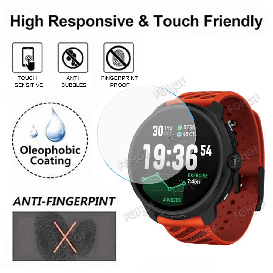 ฟิล์มป้องกันกระจกนิรภัยสำหรับซ - Smart Watch Accessories บทวิจารณ์และราคา