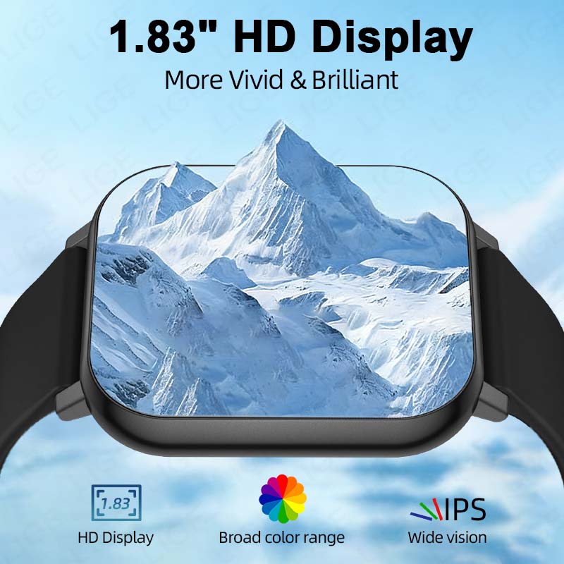 LIGE สมาร์ทวอทช์หน้าจอ HD ขนาด - Smartwatch Face บทวิจารณ์และราคา