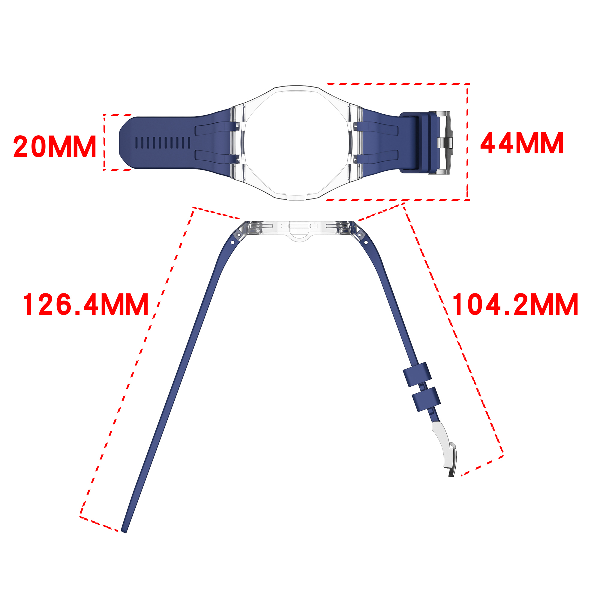 เคสใสคุณภาพสูง+สายซิลิโคนเหลว  - Smartwatch X บทวิจารณ์และราคา