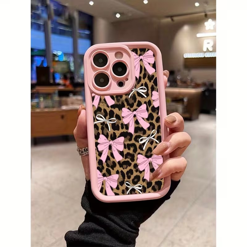 เคสโทรศัพท์ลายเสือดาวพร้อมโบว์ - Apple Iphone 15 Pro Max บทวิจารณ์และราคา