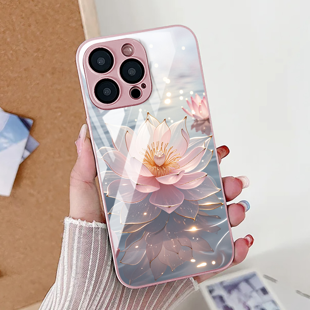 เคสโทรศัพท์ลายดอกบัว สำหรับ iP - Screen Protector Film บทวิจารณ์และราคา
