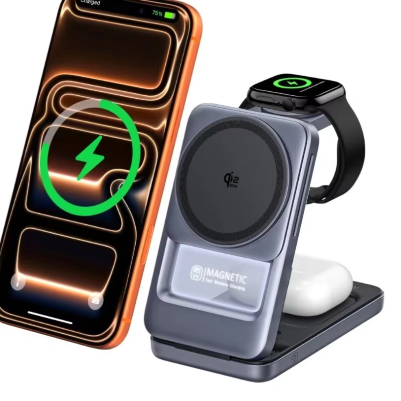 แท่นชาร์จไร้สาย 3-in-1 สำหรับห - Watch Charger Cable บทวิจารณ์และราคา
