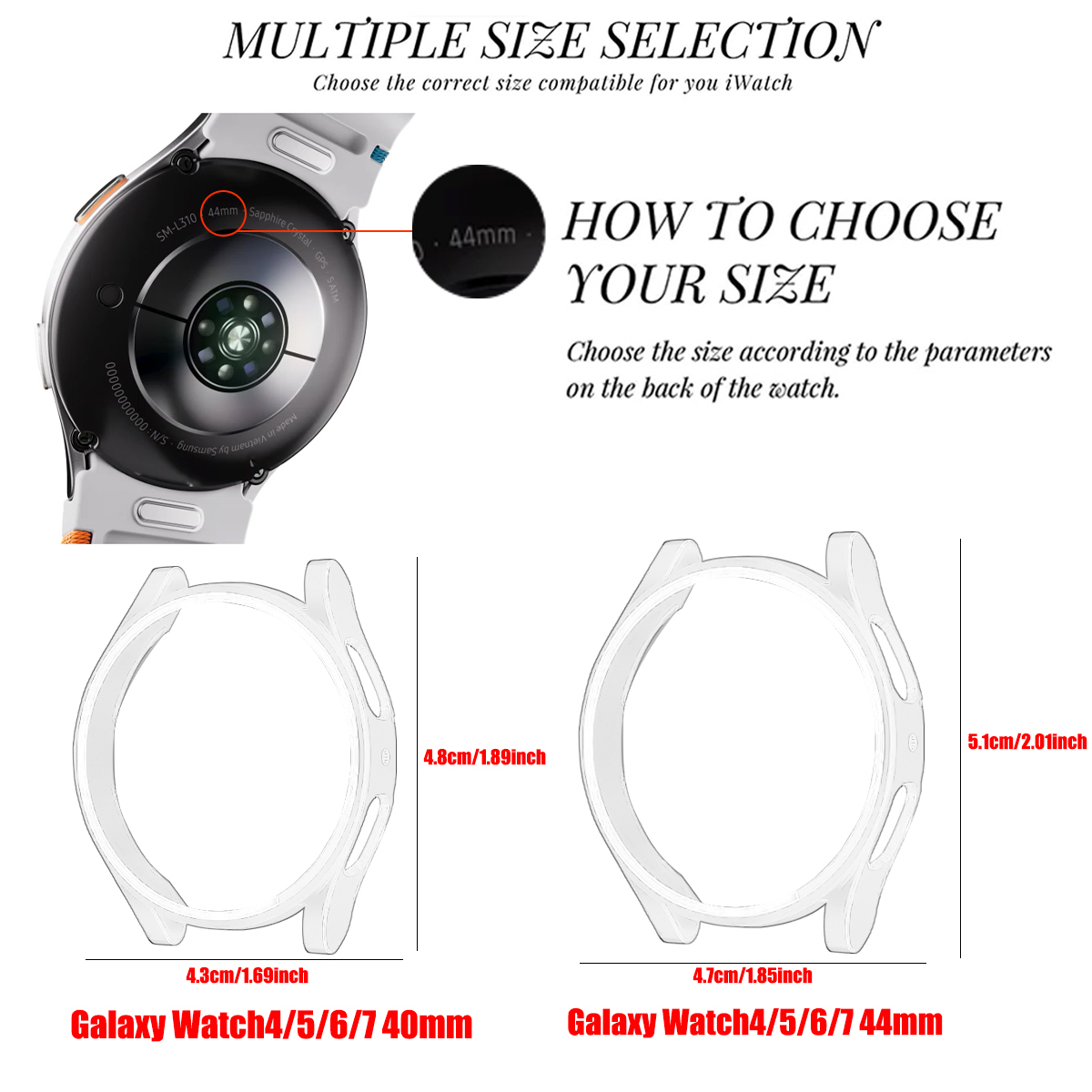ฝาครอบป้องกันสำหรับ Samsung Ga - Accessories For Galaxy Watch 5 บทวิจารณ์และราคา