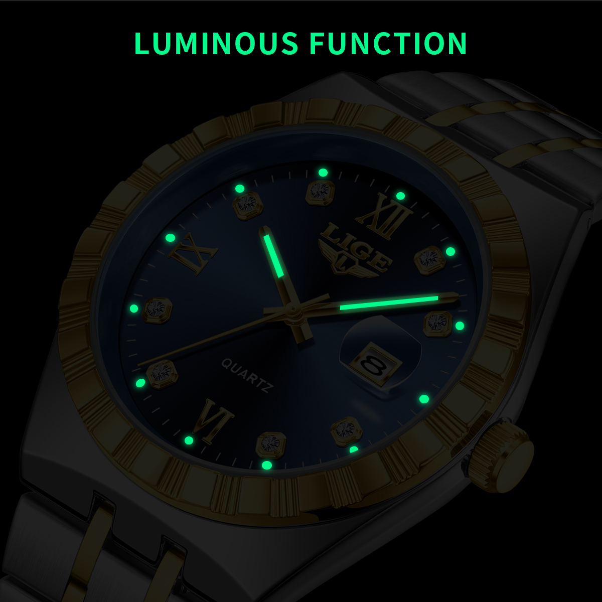 นาฬิกาข้อมือผู้ชาย LIGE แบรนด์ - Accessories With Watch บทวิจารณ์และราคา