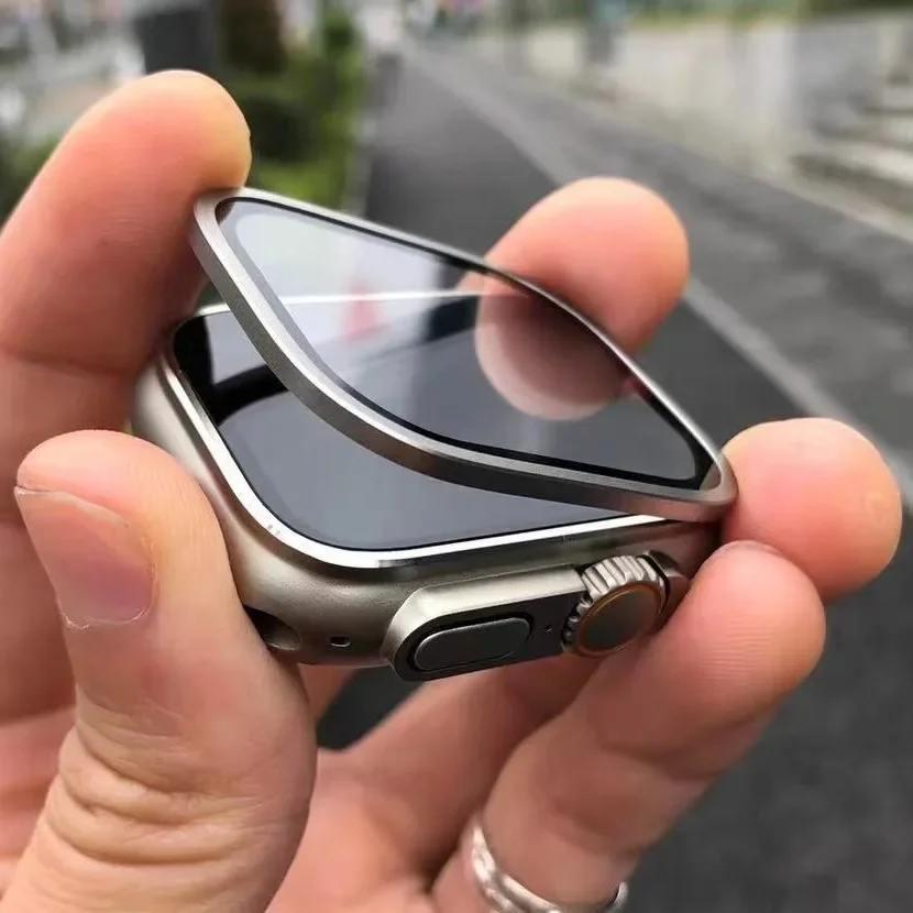 กระจกนิรภัยสำหรับแอปเปิ้ลวอทช์ - Smartwatch Case บทวิจารณ์และราคา